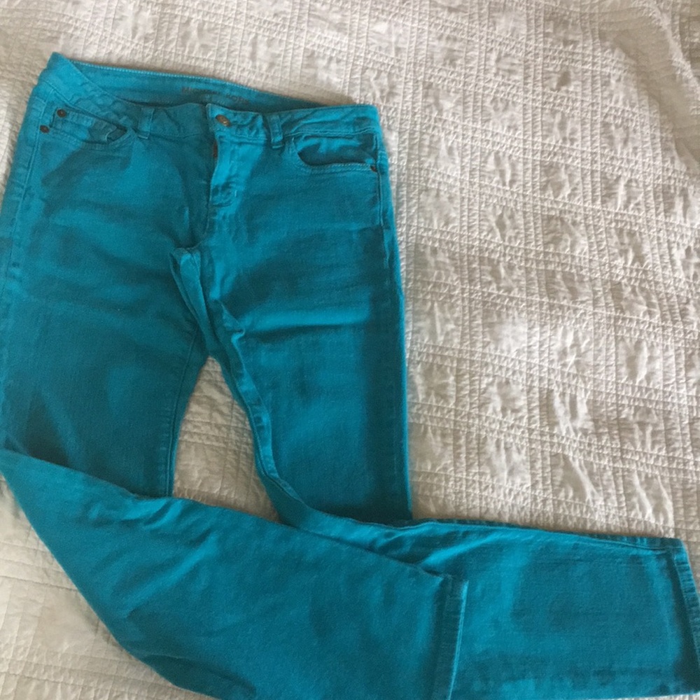 Teal Michael Kors jeans